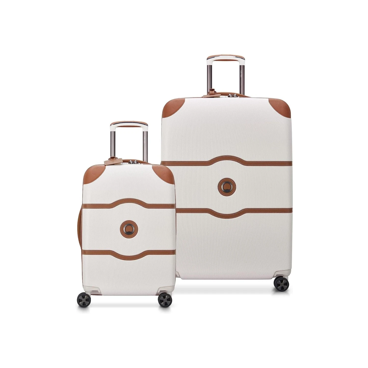 Delsey Chatelet Air 2.0 Angora White 2-Piece Luggage Set – Large Carry-On and 28" Check-In Spinners 3 Delsey Chatelet Air 2.0 Angora White 2-Piece Luggage Set – Large Carry-On and 28" Check-In Spinners