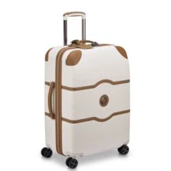 Delsey Chatelet Air 2.0 24" Spinner Upright – Hardside Parisian Style Checked Luggage -Luggage Pros Store Delsey Chatelet Air 2 0 24 Spinner Upright 3