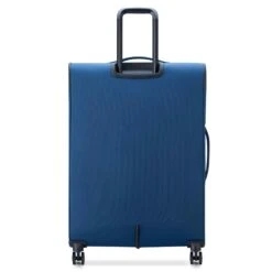 Delsey Teal and Lime Green Benetton Color Block – 27" Expandable Softside Spinner Checked Luggage -Luggage Pros Store Delsey Color Block 27 Expandable Spinner Upright 13