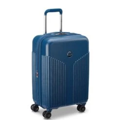Delsey Comete 3.0 Aqua Teal 21-Inch Expandable Spinner - Hardside Carry-On Luggage -Luggage Pros Store Delsey Comete 3 0 Carry On Expandable Spinner Upright 5