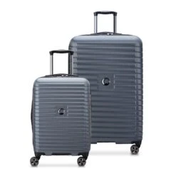 Delsey Cruise 3.0 Navy Blue 2-Piece Luggage Set - Expandable Carry-On & 28" Large Spinner -Luggage Pros Store Delsey Cruise 3 0 2 Piece Set Carry On And 28 Spinners 3