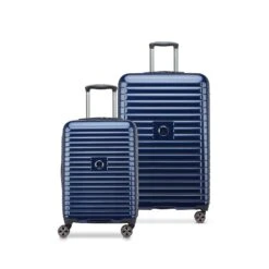 Delsey Cruise 3.0 Navy Blue 2-Piece Luggage Set - Expandable Carry-On & 28" Large Spinner -Luggage Pros Store Delsey Cruise 3 0 2 Piece Set Carry On And 28 Spinners 7