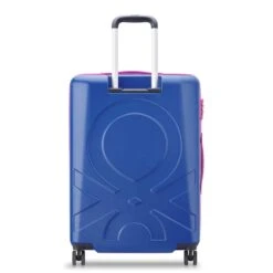 Delsey Fabrica 26" Hardside Checked Spinner – Scratch-Resistant Twill Finish Luggage -Luggage Pros Store Delsey Fabrica 23 Spinner Upright 11