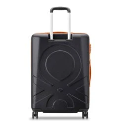 Delsey Fabrica 26" Hardside Checked Spinner – Scratch-Resistant Twill Finish Luggage -Luggage Pros Store Delsey Fabrica 23 Spinner Upright 12