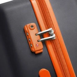 Delsey Fabrica 26" Hardside Checked Spinner – Scratch-Resistant Twill Finish Luggage -Luggage Pros Store Delsey Fabrica 23 Spinner Upright 18