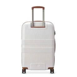 Delsey Flanerie SE 24" Checked Spinner Luggage - Hardside Polycarbonate with Cognac Trim -Luggage Pros Store Delsey Flanerie SE 24 Spinner 15 804bf29f
