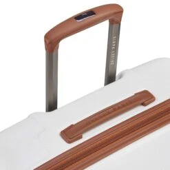 Delsey Flanerie SE 24" Checked Spinner Luggage - Hardside Polycarbonate with Cognac Trim -Luggage Pros Store Delsey Flanerie SE 24 Spinner 19