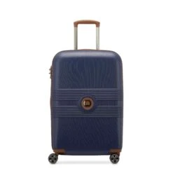Delsey Flanerie SE 24" Checked Spinner Luggage - Hardside Polycarbonate with Cognac Trim -Luggage Pros Store Delsey Flanerie SE 24 Spinner 3 90f69711