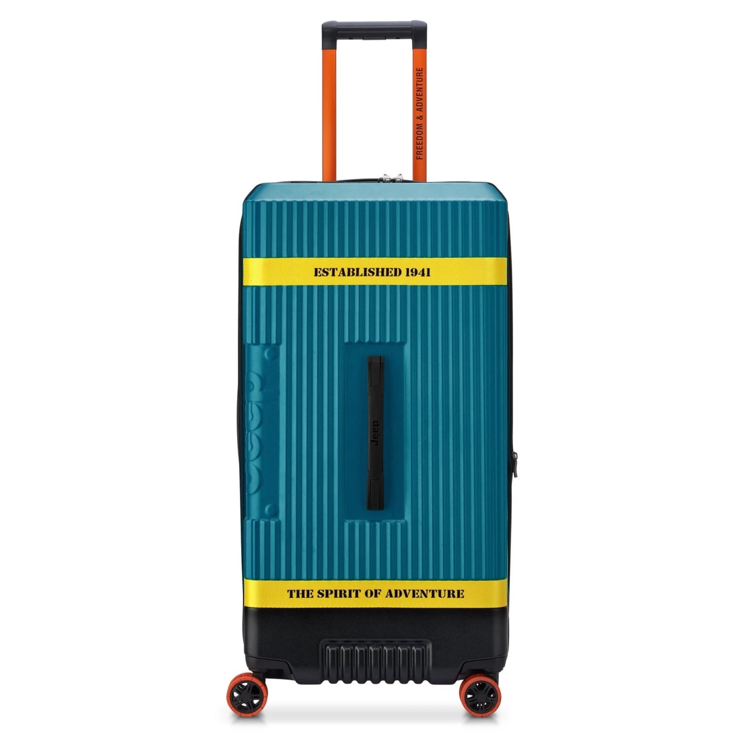 Delsey Jeep JH001A Forest Green 29" Hardside Spinner Trunk – Rugged Off-Road Adventure Luggage 6 Delsey Jeep JH001A Forest Green 29" Hardside Spinner Trunk – Rugged Off-Road Adventure Luggage - Image 4