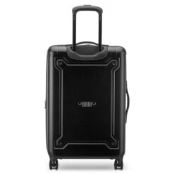 Delsey Jeep JH004C Black 24-Inch Hardside Expandable Spinner – Rugged Checked Travel Suitcase -Luggage Pros Store Delsey Jeep JH004C 24 Spinner Upright 13