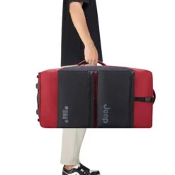 Delsey Jeep JS006B 27-Inch Rolling Duffel - Black Water-Resistant Recycled Ripstop Travel Bag -Luggage Pros Store Delsey Jeep JS006B 27 Rolling Duffel 17