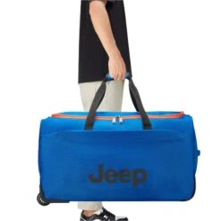 Delsey Jeep JS009D 27-Inch Rolling Duffel – Rugged Stealth Black AdventureTex Expedition Bag -Luggage Pros Store Delsey Jeep JS009D 27 Rolling Duffel 18