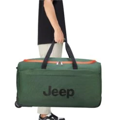 Delsey Jeep JS009D 27-Inch Rolling Duffel – Rugged Stealth Black AdventureTex Expedition Bag -Luggage Pros Store Delsey Jeep JS009D 27 Rolling Duffel 19