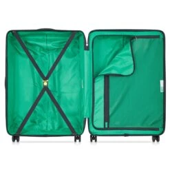 Delsey NOW! 27" Spinner Upright – Green United Colors of Benetton Collaboration Hardside Luggage -Luggage Pros Store Delsey NOW 27 Spinner Upright 12