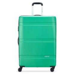Delsey NOW! 27" Spinner Upright – Green United Colors of Benetton Collaboration Hardside Luggage