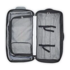Delsey Raspail 28" Black 2-Wheel Rolling Duffel - Water-Resistant Recycled Fabric Luggage 29 Delsey Raspail 28" Black 2-Wheel Rolling Duffel - Water-Resistant Recycled Fabric Luggage -Luggage Pros Store Delsey Raspail 28 2 Wheel Duffel 8