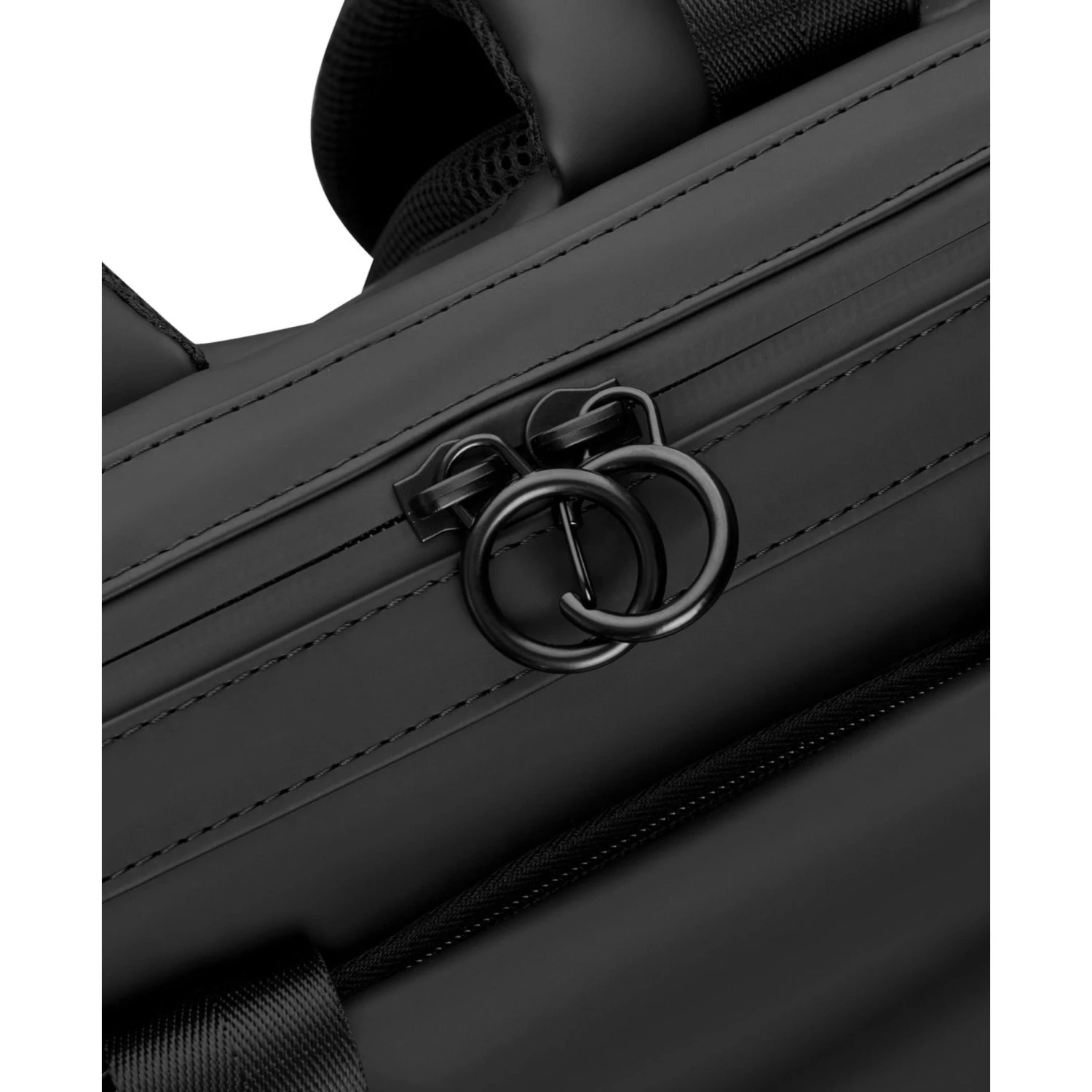 Delsey Turenne Soft Widemouth Laptop Backpack – Black Recycled Water-Resistant Travel Bag 15 Delsey Turenne Soft Widemouth Laptop Backpack – Black Recycled Water-Resistant Travel Bag - Image 13