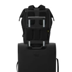 Delsey Turenne Soft Widemouth Laptop Backpack – Black Recycled Water-Resistant Travel Bag 34 Delsey Turenne Soft Widemouth Laptop Backpack – Black Recycled Water-Resistant Travel Bag -Luggage Pros Store Delsey Turenne Soft Widemouth Backpack 16