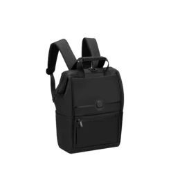 Delsey Turenne Soft Widemouth Laptop Backpack – Black Recycled Water-Resistant Travel Bag 22 Delsey Turenne Soft Widemouth Laptop Backpack – Black Recycled Water-Resistant Travel Bag -Luggage Pros Store Delsey Turenne Soft Widemouth Backpack 4