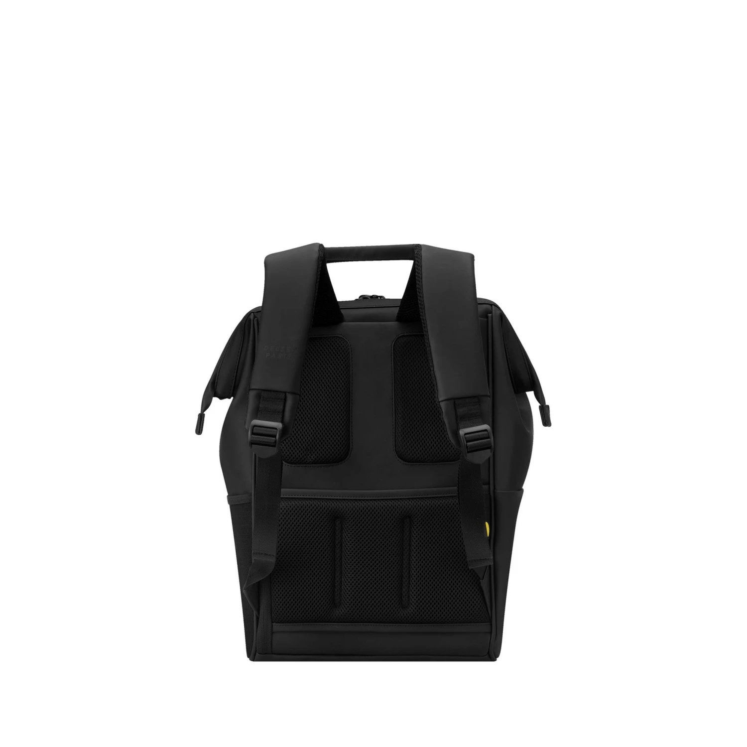 Delsey Turenne Soft Widemouth Laptop Backpack – Black Recycled Water-Resistant Travel Bag 9 Delsey Turenne Soft Widemouth Laptop Backpack – Black Recycled Water-Resistant Travel Bag - Image 7