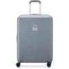 Delsey x United Colors of Benetton UCB 23" Hardside Spinner Upright - Teal Blue Matte Vintage Grain Checked Luggage 1 Delsey x United Colors of Benetton UCB 23" Hardside Spinner Upright - Teal Blue Matte Vintage Grain Checked Luggage -Luggage Pros Store Delsey UCB 23 Spinner Upright