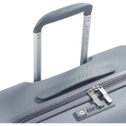 Delsey x United Colors of Benetton UCB 23" Hardside Spinner Upright - Teal Blue Matte Vintage Grain Checked Luggage -Luggage Pros Store Delsey UCB 23 Spinner Upright 9