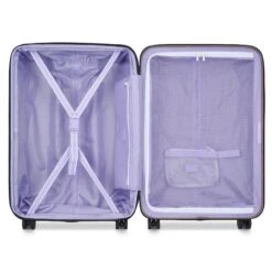 Delsey Florence by Mills Catch Flights Black Hardside Expandable 26-inch Checked Spinner Luggage -Luggage Pros Store Delsey florence by mills Catch Flights Medium Expandable Spinner 19