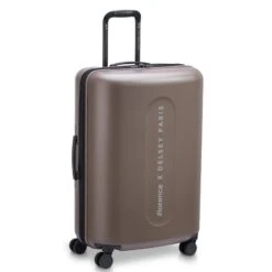 Delsey Florence by Mills Catch Flights Black Hardside Expandable 26-inch Checked Spinner Luggage -Luggage Pros Store Delsey florence by mills Catch Flights Medium Expandable Spinner 20