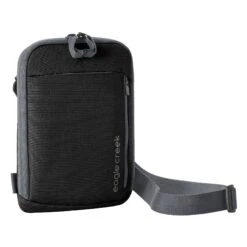 Eagle Creek Stash RFID Crossbody Bag – Black Recycled Ripstop Travel Pouch -Luggage Pros Store EC010508 010 b