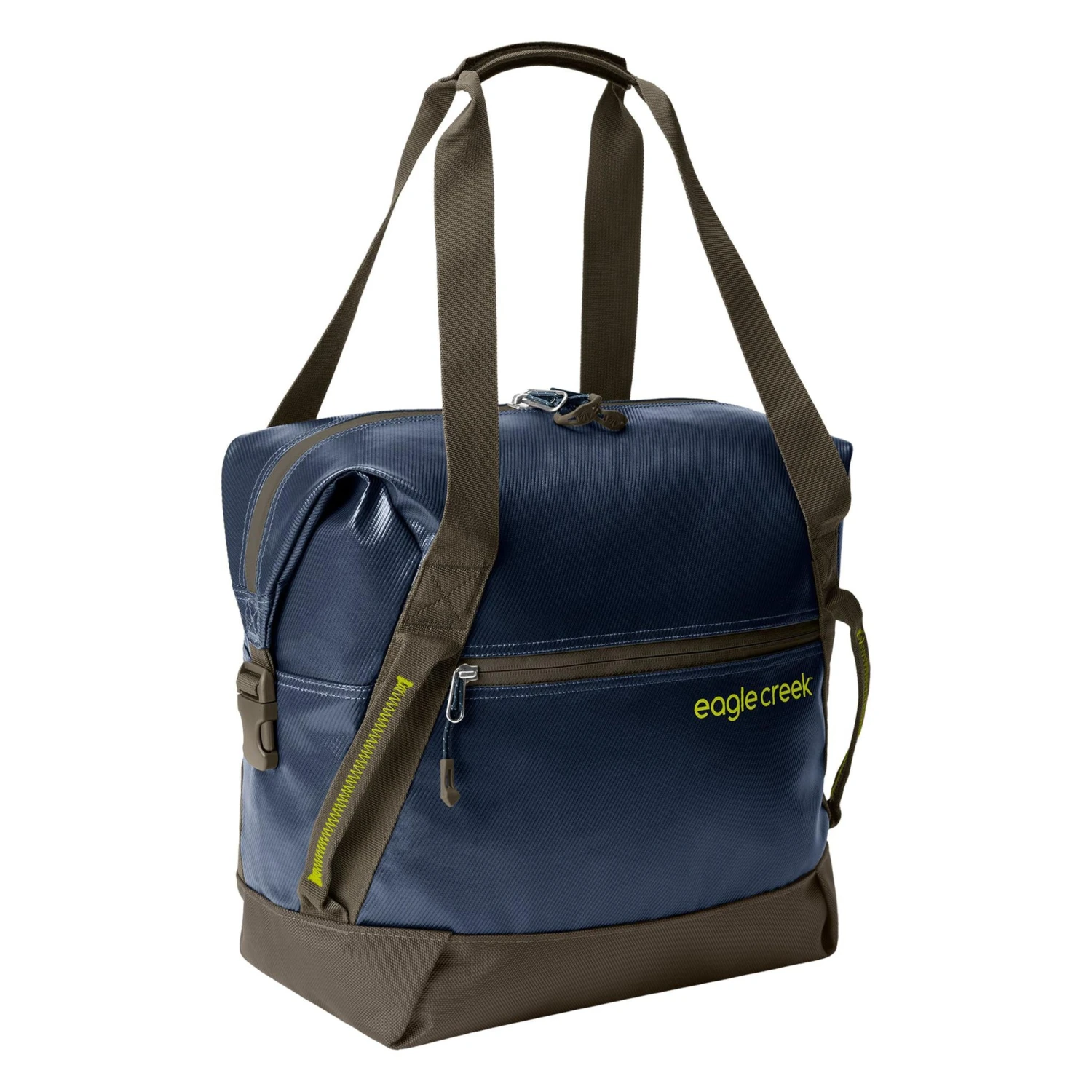 Eagle Creek Migrate Tote Blue with Lime Yellow Accents – Water-Resistant Expandable Travel Bag 7 Eagle Creek Migrate Tote Blue with Lime Yellow Accents – Water-Resistant Expandable Travel Bag - Image 5