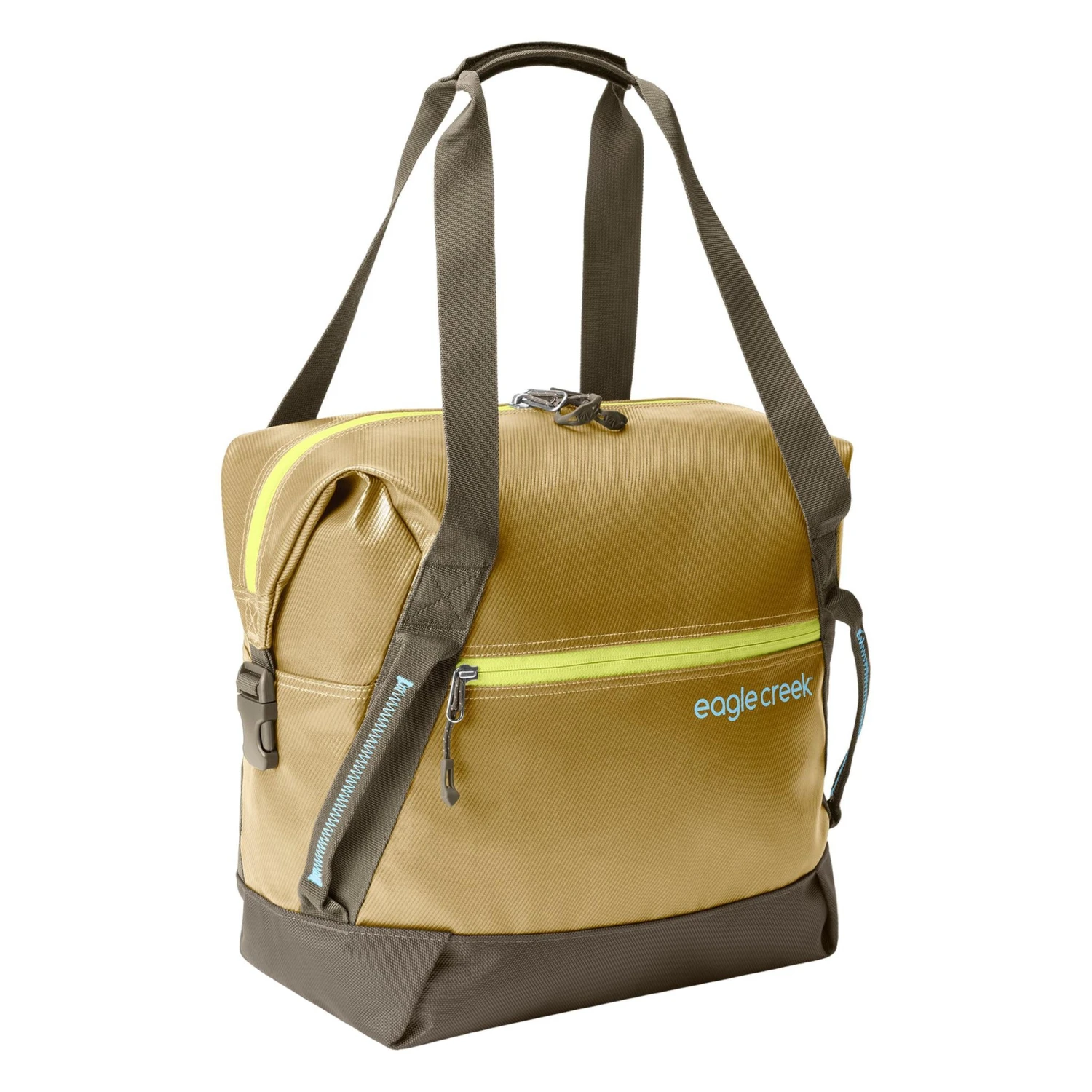 Eagle Creek Migrate Tote Blue with Lime Yellow Accents – Water-Resistant Expandable Travel Bag 9 Eagle Creek Migrate Tote Blue with Lime Yellow Accents – Water-Resistant Expandable Travel Bag - Image 7