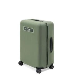 FPM Milano Bank Light Olive Green Neoprene Suitcase Cover – Protective Luggage Sleeve -Luggage Pros Store FPM Milano Bank Light Cover 5
