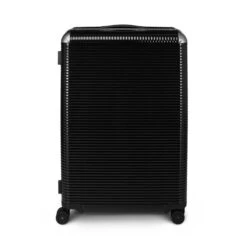 FPM Milano Bank Light Trunk On Wheels L – Moonlight Silver Polycarbonate Checked Spinner -Luggage Pros Store FPM Milano Bank Light Trunk on Wheels L 3