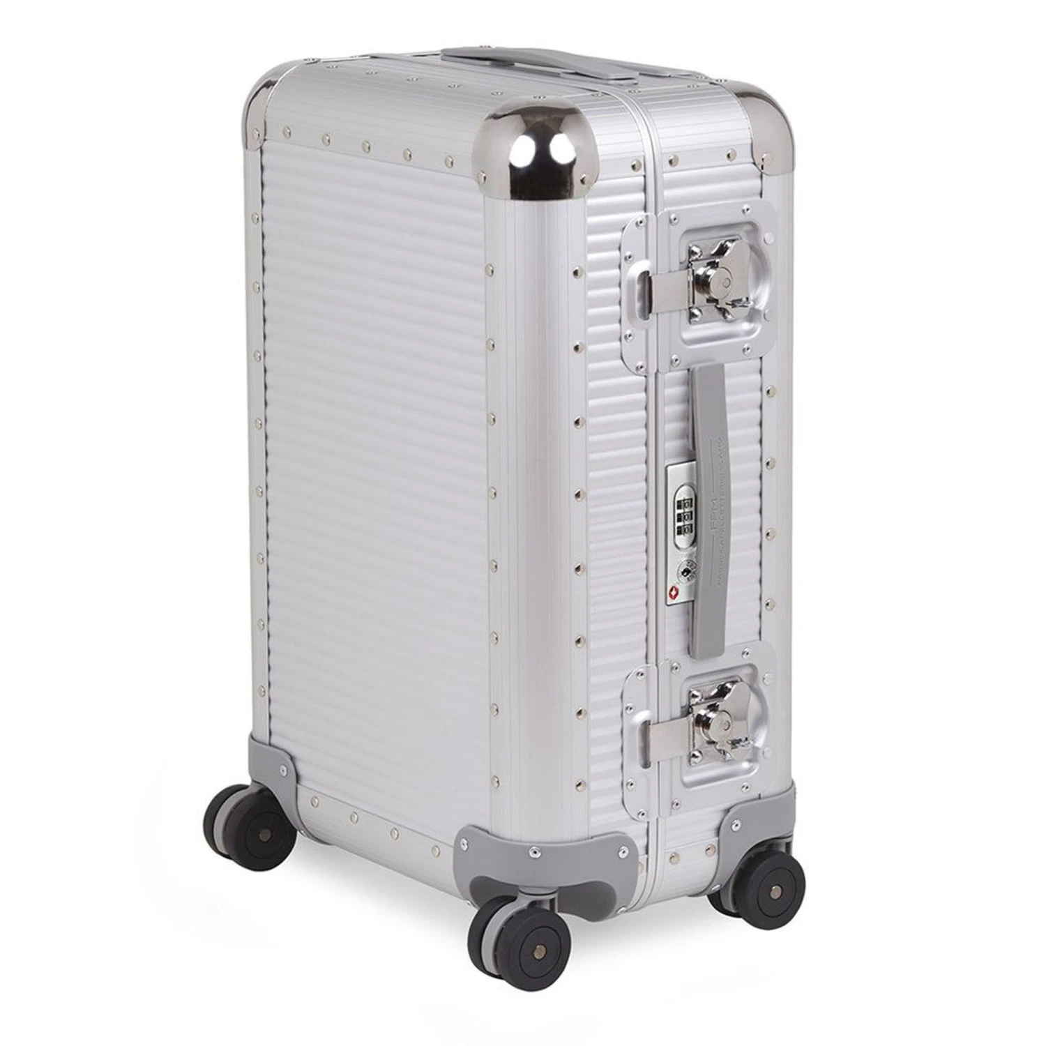 FPM Milano Bank S Spinner 84 Silver Aluminum - Extra Large Check-In Trunk on Wheels 3 FPM Milano Bank S Spinner 84 Silver Aluminum - Extra Large Check-In Trunk on Wheels