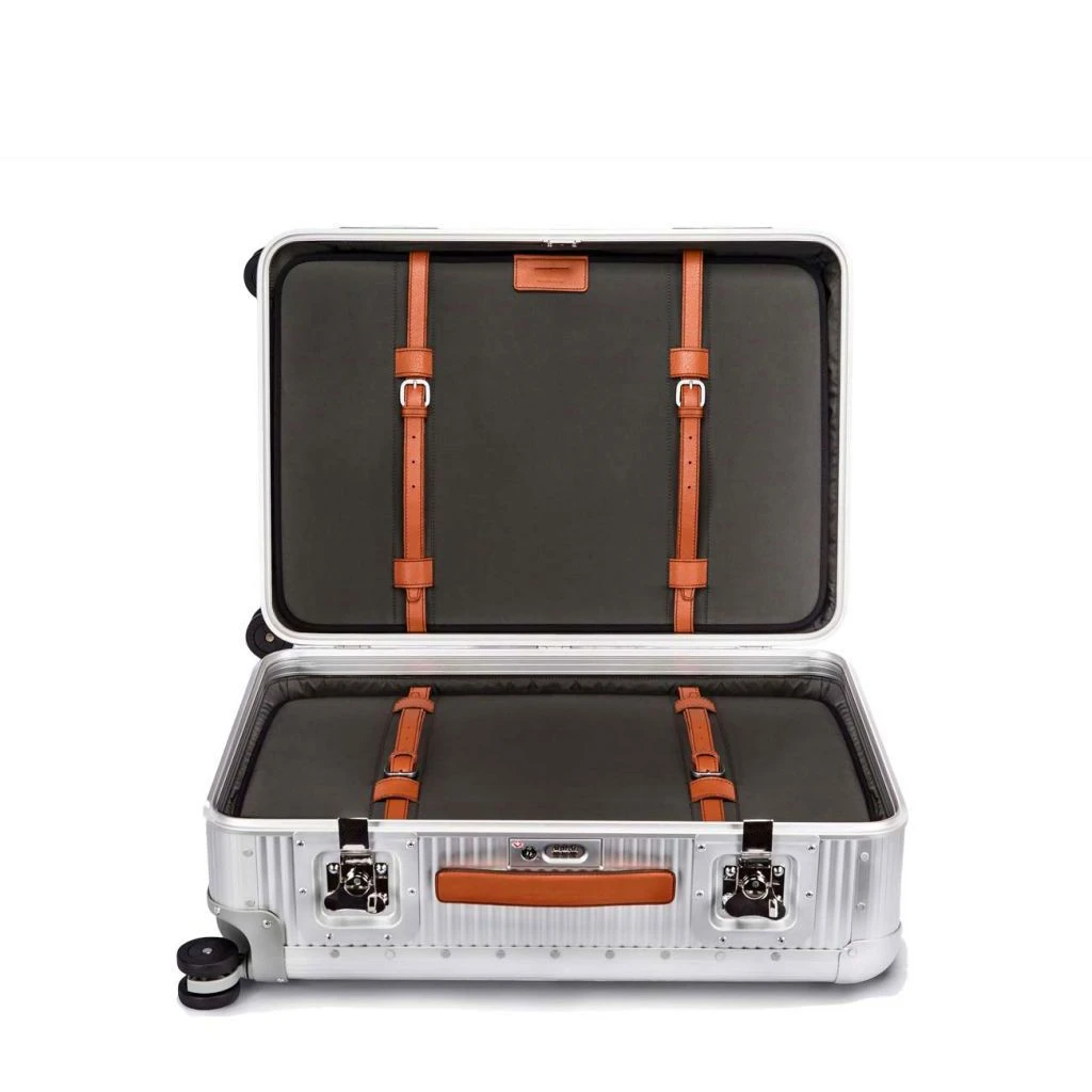 FPM Milano Bank Spinner 68 Silver Aluminum - Italian Leather Handle Medium Checked Luggage 7 FPM Milano Bank Spinner 68 Silver Aluminum - Italian Leather Handle Medium Checked Luggage - Image 5