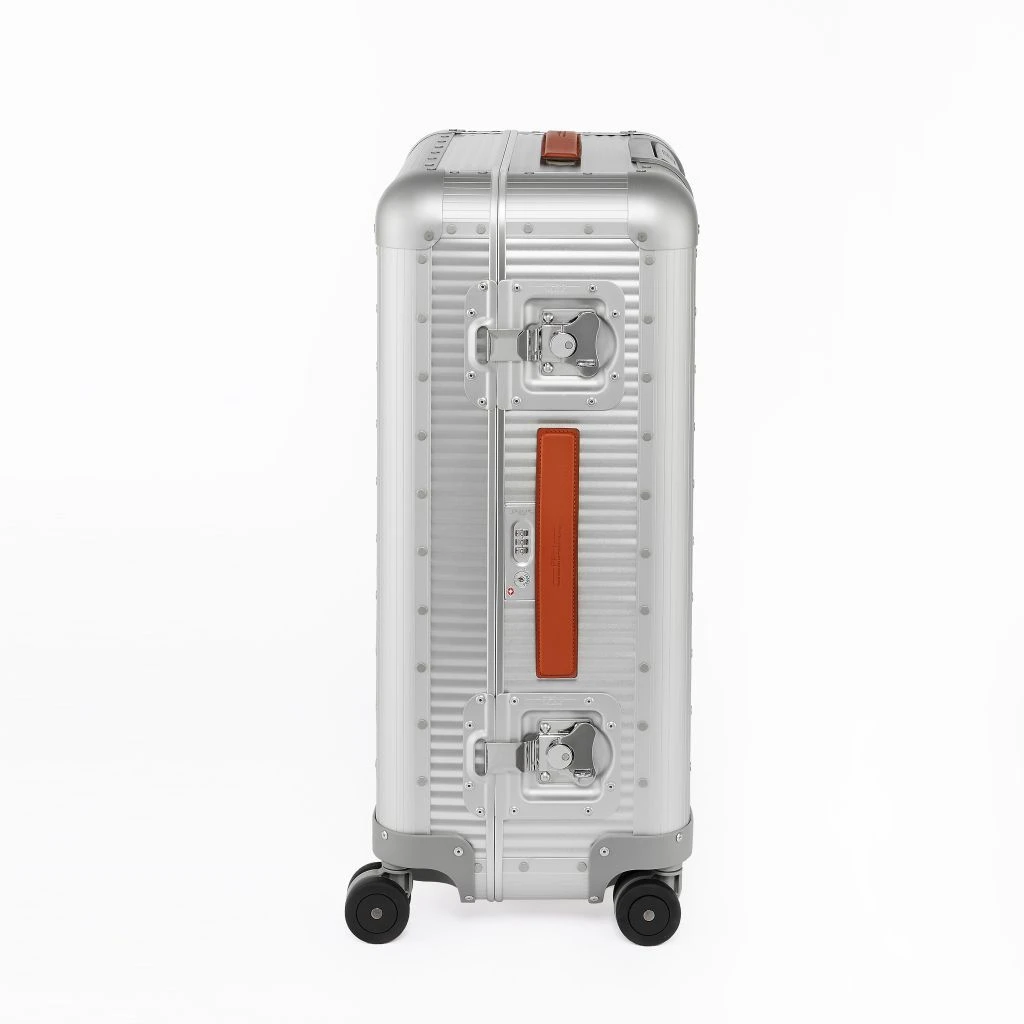 FPM Milano Bank Spinner 68 Silver Aluminum - Italian Leather Handle Medium Checked Luggage 11 FPM Milano Bank Spinner 68 Silver Aluminum - Italian Leather Handle Medium Checked Luggage - Image 9