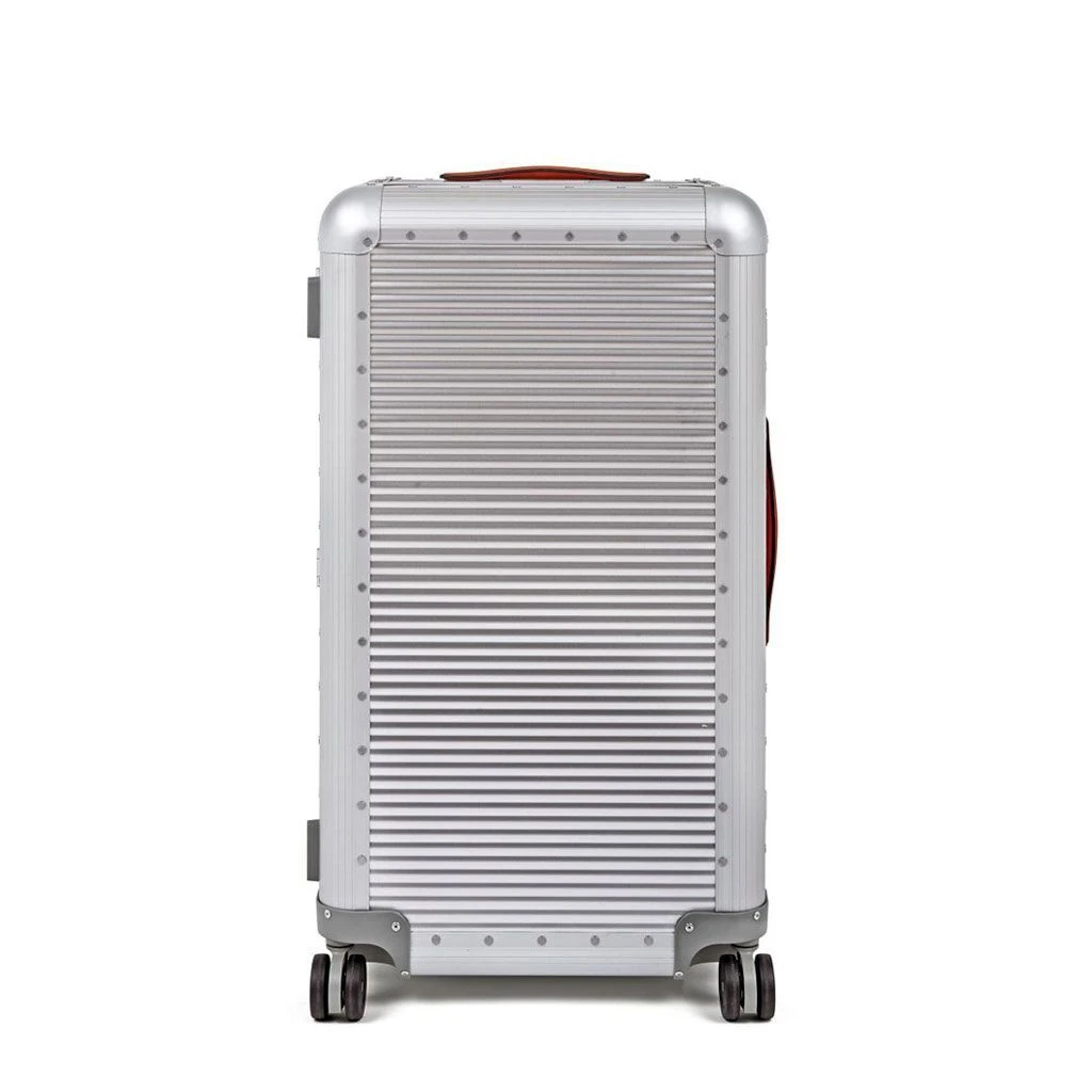 FPM Milano Silver Aluminum Bank Trunk On Wheels – Extra Large 30" Checked Spinner Suitcase 12 FPM Milano Silver Aluminum Bank Trunk On Wheels – Extra Large 30" Checked Spinner Suitcase - Image 10