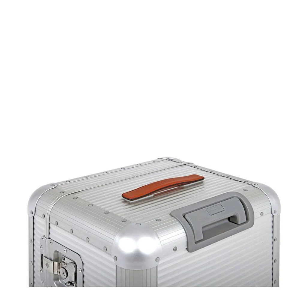 FPM Milano Silver Aluminum Bank Trunk On Wheels – Extra Large 30" Checked Spinner Suitcase 13 FPM Milano Silver Aluminum Bank Trunk On Wheels – Extra Large 30" Checked Spinner Suitcase - Image 11