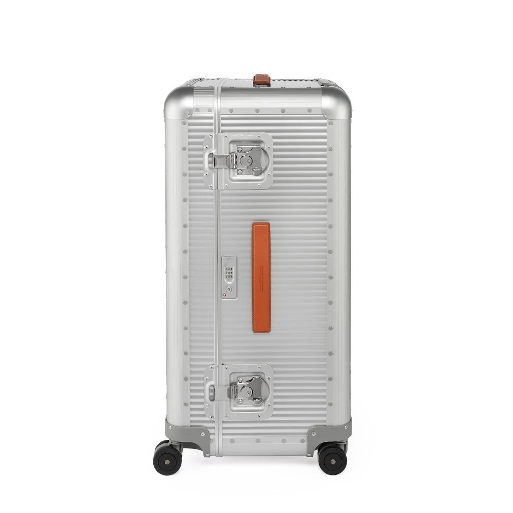 FPM Milano Silver Aluminum Bank Trunk On Wheels – Extra Large 30" Checked Spinner Suitcase 7 FPM Milano Silver Aluminum Bank Trunk On Wheels – Extra Large 30" Checked Spinner Suitcase - Image 5