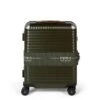 FPM Milano Bank Zip Deluxe 55S Carry-On – Italian Polycarbonate & Leather Spinner with Butterfly Lock -Luggage Pros Store FPM Milano Bank Zip Deluxe 55S