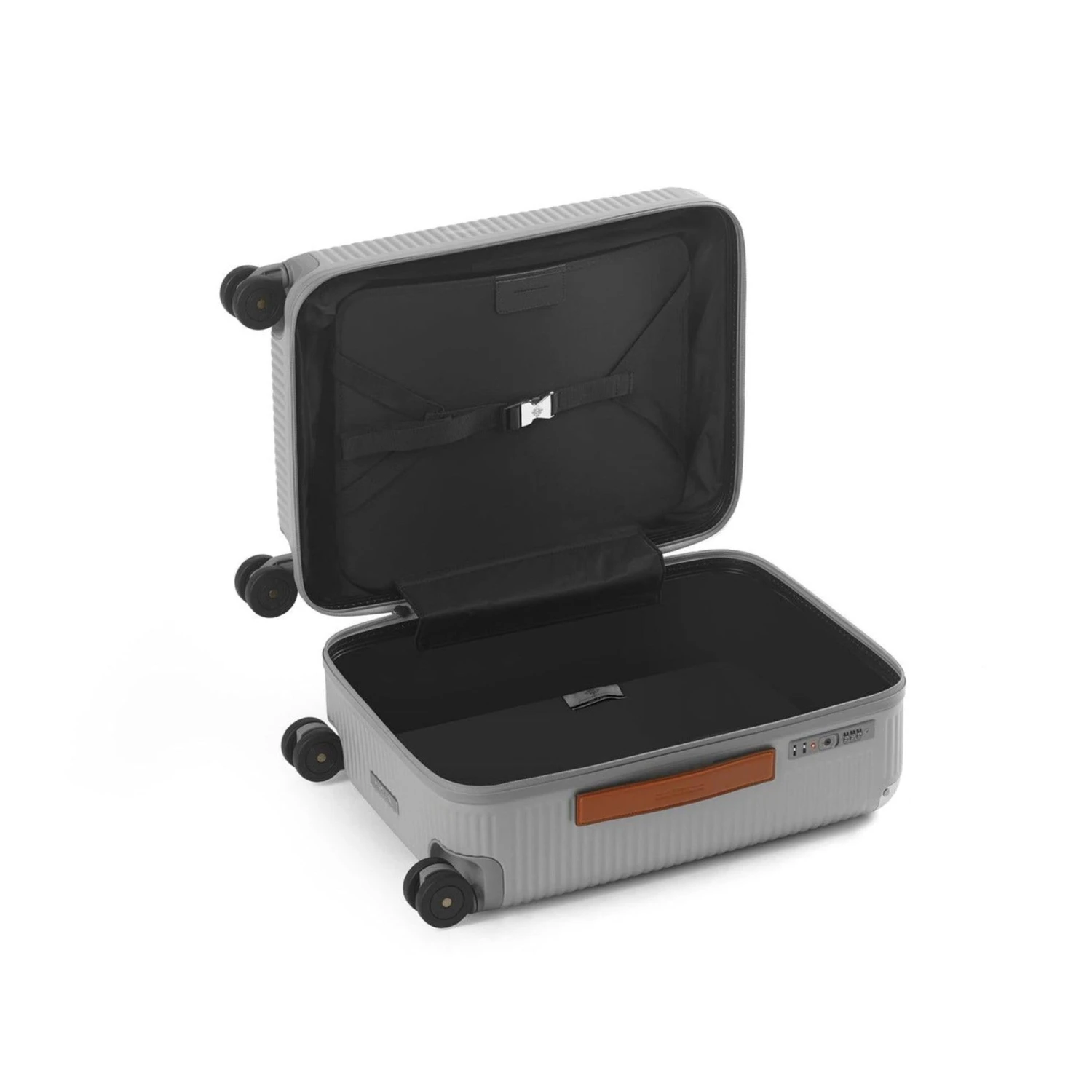 FPM Milano Bank Zip Deluxe 55S Carry-On – Italian Polycarbonate & Leather Spinner with Butterfly Lock 13 FPM Milano Bank Zip Deluxe 55S Carry-On – Italian Polycarbonate & Leather Spinner with Butterfly Lock - Image 11