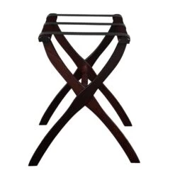 Gatehouse Furniture Contour Wood Leg Luggage Rack with 3 Nylon Straps – Foldable Guest Room Stand 31 Gatehouse Furniture Contour Wood Leg Luggage Rack with 3 Nylon Straps – Foldable Guest Room Stand -Luggage Pros Store Gatehouse Furniture Luggage Rack Contour Wood Leg with 3 Nylon Straps 10