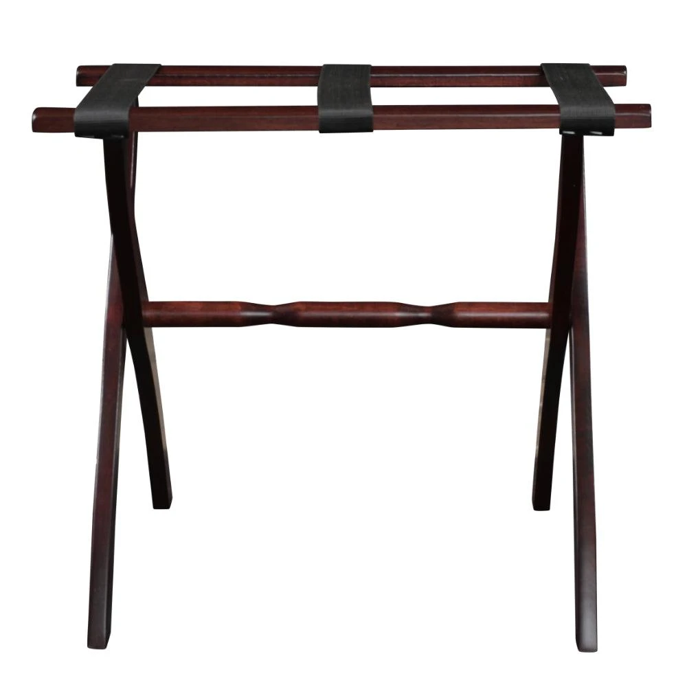 Gatehouse Furniture Contour Wood Leg Luggage Rack with 3 Nylon Straps – Foldable Guest Room Stand 19 Gatehouse Furniture Contour Wood Leg Luggage Rack with 3 Nylon Straps – Foldable Guest Room Stand - Image 17
