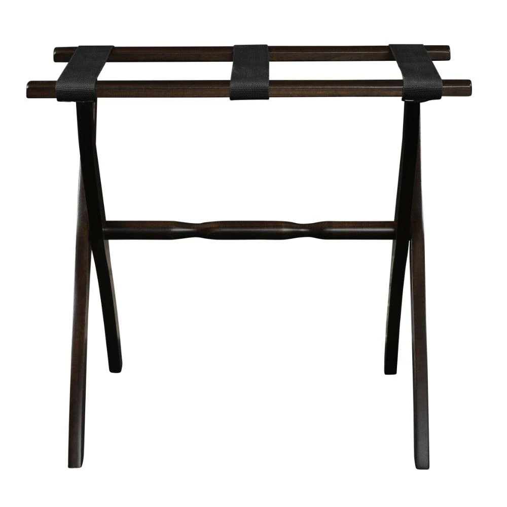 Gatehouse Furniture Contour Wood Leg Luggage Rack with 3 Nylon Straps – Foldable Guest Room Stand 20 Gatehouse Furniture Contour Wood Leg Luggage Rack with 3 Nylon Straps – Foldable Guest Room Stand - Image 18