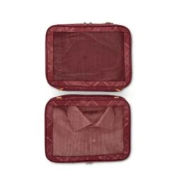 Hartmann Reserve Medium Trunk - Matte Hardside Checked Luggage with Aniline Leather Trim -Luggage Pros Store Hartmann Reserve Medium Expandable Trunk 11