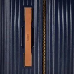 Hartmann Reserve Medium Trunk - Matte Hardside Checked Luggage with Aniline Leather Trim -Luggage Pros Store Hartmann Reserve Medium Expandable Trunk 16