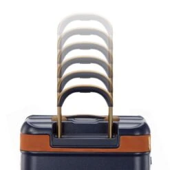 Hartmann Reserve Medium Trunk - Matte Hardside Checked Luggage with Aniline Leather Trim -Luggage Pros Store Hartmann Reserve Medium Expandable Trunk 9