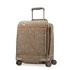 Hartmann Tweed Legend Underseat Carry On Spinner - Heritage Fabric with Full-Grain Leather Trim 2 Hartmann Tweed Legend Underseat Carry On Spinner - Heritage Fabric with Full-Grain Leather Trim -Luggage Pros Store Hartmann Tweed Legend Underseat Carry On Spinner