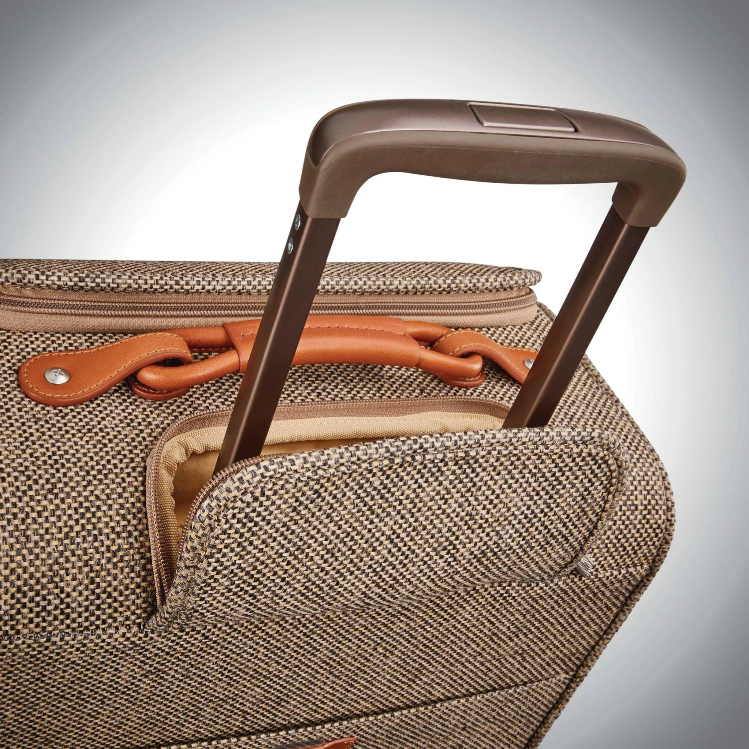 Hartmann Tweed Legend Underseat Carry On Spinner - Heritage Fabric with Full-Grain Leather Trim 11 Hartmann Tweed Legend Underseat Carry On Spinner - Heritage Fabric with Full-Grain Leather Trim - Image 9