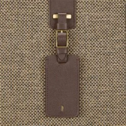 Hartmann Tweed Medium Journey Expandable Spinner – Classic Tan Tweed with Pebbled Leather Details -Luggage Pros Store Hartmann Tweed Medium Journey Expandable Spinner 7